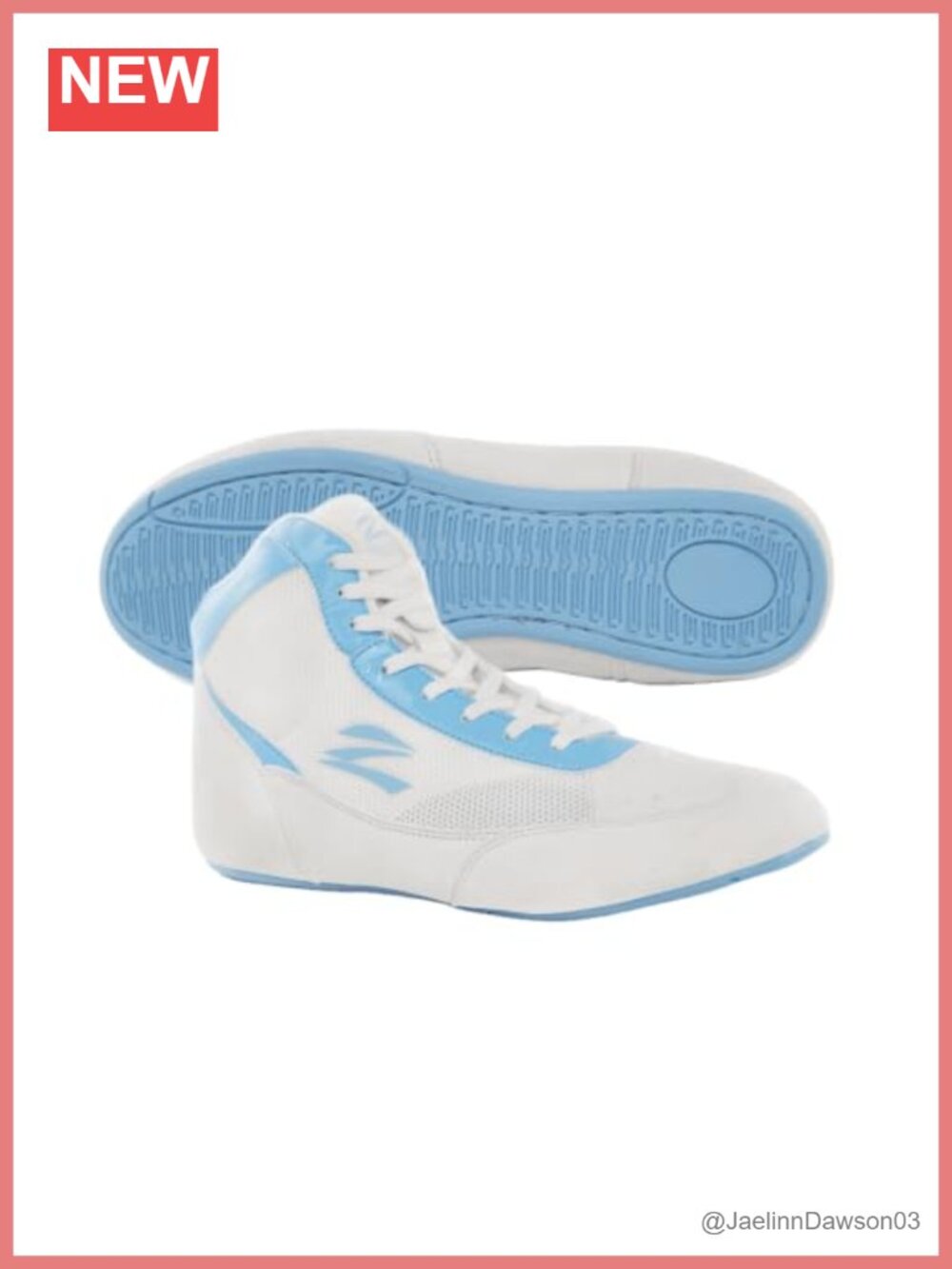 Wrestling Shoes with Suede Upper and Rubber Outsole
